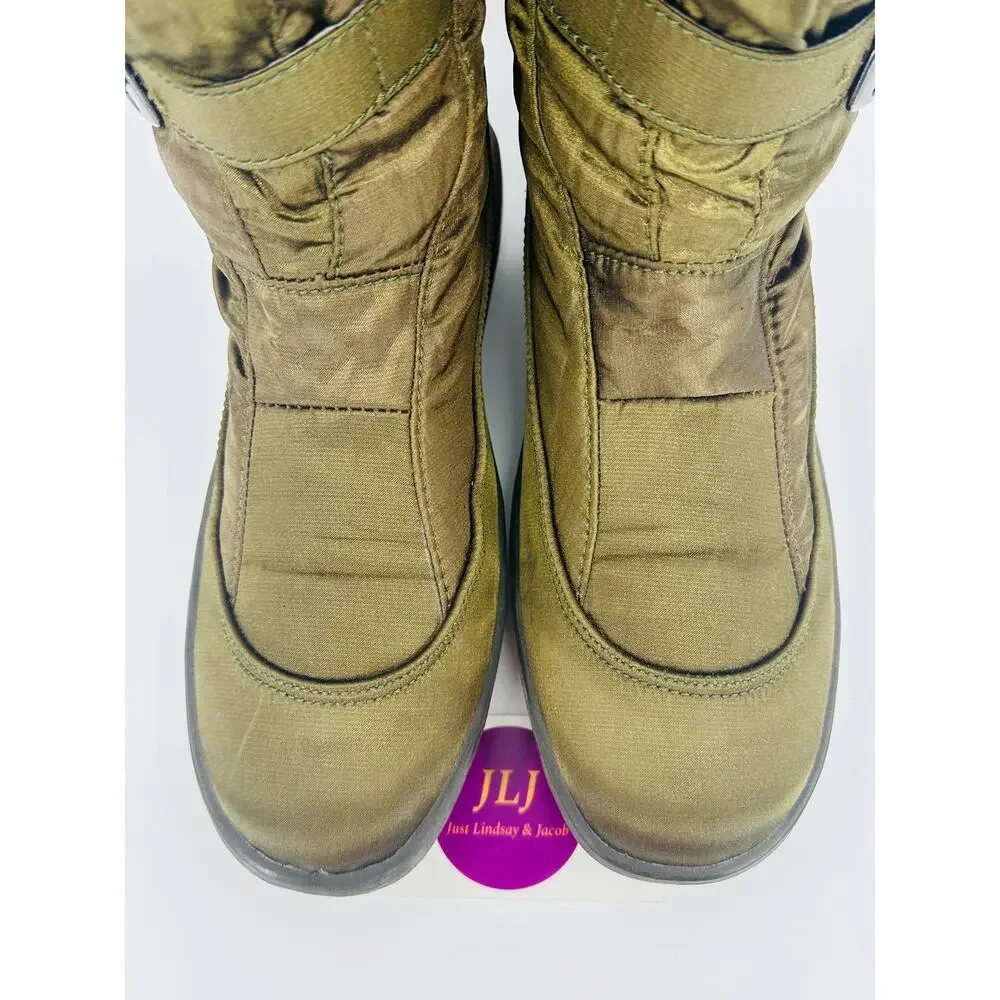 Pajar Women's Women's Sled Hi Brown Fur Lined Winter Snow Boots Size 38 EU/ 7 US